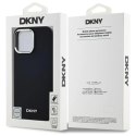 Etui DKNY Plain Logo MagSafe na iPhone 14 Pro Max - czarne