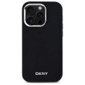 Etui DKNY Plain Logo MagSafe na iPhone 14 Pro - czarne