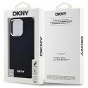 Etui DKNY Plain Logo MagSafe na iPhone 14 Pro - czarne