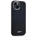 Etui DKNY Plain Logo MagSafe na iPhone 14 - czarne