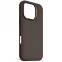 Etui Decoded AntiMicrobial Silicone Stacks Backcover z MagSafe do iPhone 16 Pro - ciemnobrązowe