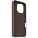 Etui Decoded AntiMicrobial Silicone Stacks Backcover z MagSafe do iPhone 16 Pro - ciemnobrązowe