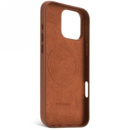 Etui Decoded Leather Backcover z MagSafe do iPhone 16 Pro Max - brązowe