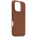 Etui Decoded Leather Backcover z MagSafe do iPhone 16 Pro - brązowe