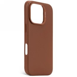 Etui Decoded Leather Backcover z MagSafe do iPhone 16 Pro - brązowe