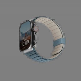 Silikonowy dwustronny pasek magnetyczny UAG Pathfinder do Apple Watch 42 / 44 / 45 / 46 / 49mm - szare-niebieskie