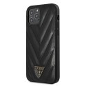 Guess GUHCP12LPUVQTMLBK iPhone 12 Pro Max 6,7" czarny/black hardcase V-Quilted Collection