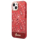 Guess GUHCP14SHGBNHR iPhone 14 6,1" czerwony/red hardcase Bandana Paisley