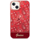 Guess GUHCP14SHGBNHR iPhone 14 6,1" czerwony/red hardcase Bandana Paisley