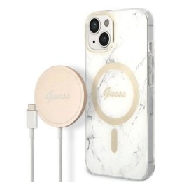 Zestaw Guess GUBPP14SHMEACSH Case+ Charger iPhone 14 6,1