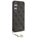 Guess GUHCS24FEGF4GBR S24 FE S721 brazowy/brown hardcase 4G Charms Collection