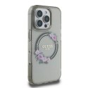 Guess GUHMP16XHFWFCK iPhone 16 Pro Max 6.9" czarny/black hardcase IML Flowers Wreath MagSafe