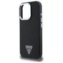 Guess GUHMP16XPGTSPSK iPhone 16 Pro Max 6.3" czarny/black hardcase Grained Triangle MagSafe