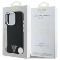 Guess GUHMP16XPGTSPSK iPhone 16 Pro Max 6.3" czarny/black hardcase Grained Triangle MagSafe