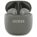 Guess słuchawki Bluetooth GUTWSJ14ESGE TWS + stacja dokująca taupe Printed Classic Logo