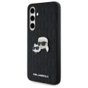 Karl Lagerfeld KLHCS24FEPGKLKCPK Sam S24 FE S721 czarny/black hardcase Monogram Karl&Chaoupette Head Pin