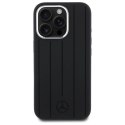 Mercedes MEHMP16L23SUVSK iPhone 16 Pro 6.3" czarny/black hardcase Silicone Vertical Tonal Stripes MagSafe