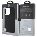 Mercedes MEHMP16L23SUVSK iPhone 16 Pro 6.3" czarny/black hardcase Silicone Vertical Tonal Stripes MagSafe