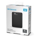 Dysk zewnętrzny HDD WD Elements (1TB; 2.5"; USB 3.0; Czarny; WDBUZG0010BBK-WESN) (WYPRZEDAŻ)