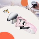 Qunature Pink Children's skiing goggles (medium/large children's version)