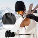 Qunature Ski Gloves - Finger Style Black M