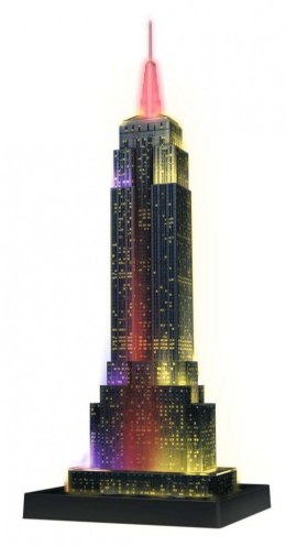 Ravensburger Polska Puzzle 3D Budynki nocą Empire State Building