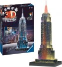 Ravensburger Polska Puzzle 3D Budynki nocą Empire State Building