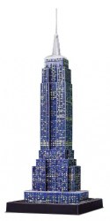 Ravensburger Polska Puzzle 3D Budynki nocą Empire State Building