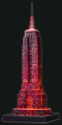 Ravensburger Polska Puzzle 3D Budynki nocą Empire State Building