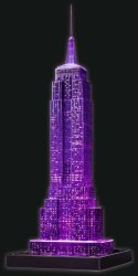 Ravensburger Polska Puzzle 3D Budynki nocą Empire State Building