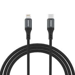 Kabel Dudao L3CL USB-C - Lightning 30W 2m w oplocie - czarny