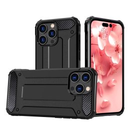 Etui Hybrid Armor pancerne na iPhone 16 Pro Max - czarne