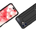 Etui Hybrid Armor pancerne na iPhone 16 - czarne