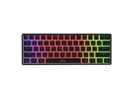 KLAWIATURA DLA GRACZY GENESIS THOR 660 G2 US BLACK BEZPRZEWODOWA RGB MECHANICZNA GATERON BROWN