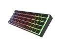 KLAWIATURA DLA GRACZY GENESIS THOR 660 G2 US BLACK BEZPRZEWODOWA RGB MECHANICZNA GATERON BROWN