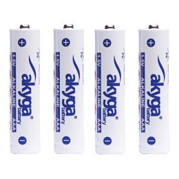 Bateria alkaliczna Akyga AKY2057 AAA LR03 Zn-MnO2, 1.5V/1300mAh 4szt/folia