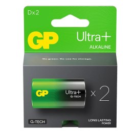 Bateria alkaliczna D/LR20 GP ReCyko Ultra+ alkaline G-TECH - 2 sztuki