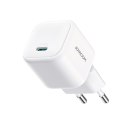 JOYROOM JR-TCG08 GaN PD20W mini Charger-White (EU)