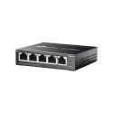 SWITCH Omada Easy Managed, ES205GP, 5 portów GB w tym 4 porty PoE+