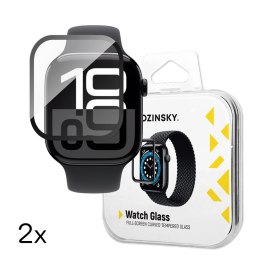 Szkło hartowane Wozinsky Full Glue do Apple Watch Series 10 42mm (2 szt.)