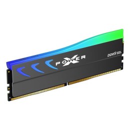 Pamięć DDR5 Silicon Power XPOWER Storm RGB Gaming DDR5 64GB (2x32GB) 6400MHz CL32 1.4V UDIMM Gray