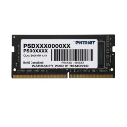 Pamięć SODIMM DDR4 Patriot Signature 8GB(1x8GB) 3200 MHz CL22 1,2V