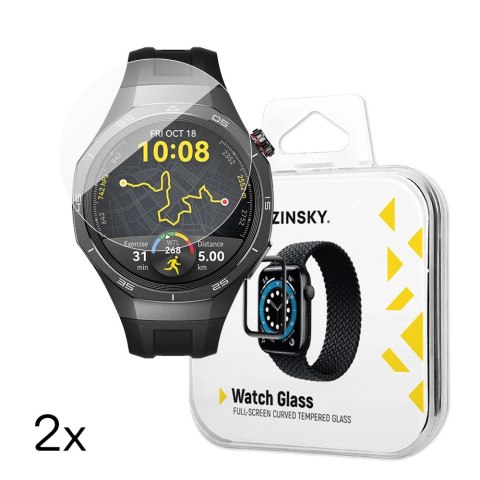 2x Wozinsky Full Glue Huawei Watch GT 5 / GT 5 Pro / GT 4 / GT 4 Pro / GT 3 / GT 3 Pro (42 mm)