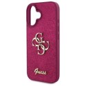 Guess GUHCP16SHG4SGU iPhone 16 6.1" fioletowy/lpurple hardcase Fixed Glitter Big 4G