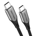 Kabel USB Vention TAAHG USB-C do USB-C 60W 1,5m (szary)