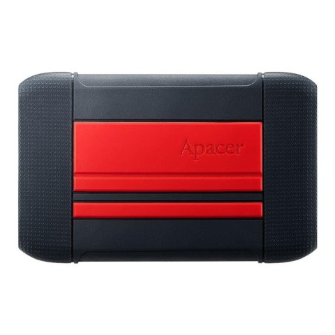 Dysk zewnętrzny Apacer AC633 Military-Grade 1TB 2,5" USB 3.2 gen. 1 Wstrząsoodporny IP55 Czerwony