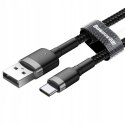 Kabel Baseus Halo USB-A - USB-C 2A 3m - czarny