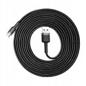 Kabel Baseus Halo USB-A - USB-C 2A 3m - czarny