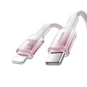 Kabel Joyroom S-A42 Crystal-Clear Series 30W USB-C - Lightning 1,2m - biały