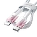 Kabel Joyroom S-A42 Crystal-Clear Series 30W USB-C - Lightning 1,2m - biały